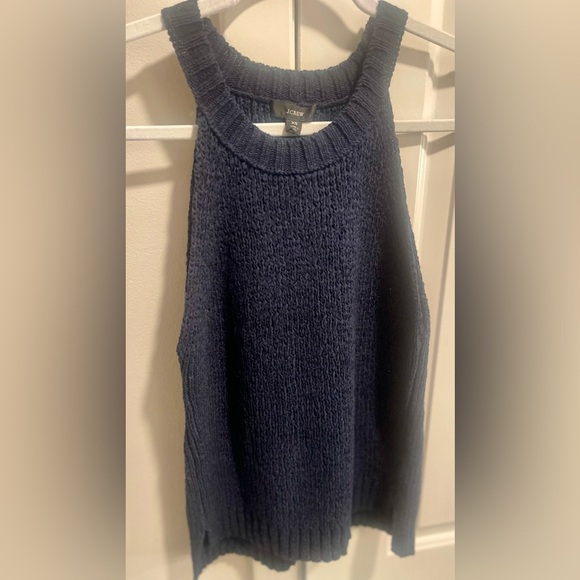 NEW! J. Crew Navy High Neck Sweater Tank, Size XS, EXCELLENT CONDITION! - Picture 10 of 11